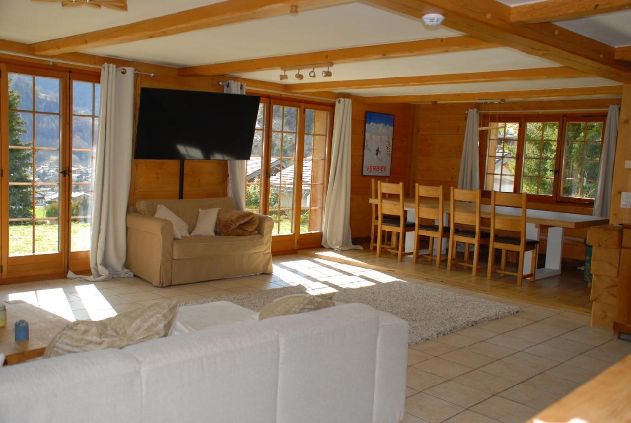 Chalet Edelweiss - Verbier, Mountain Views, Jacuzzi! Volleges Exteriör bild